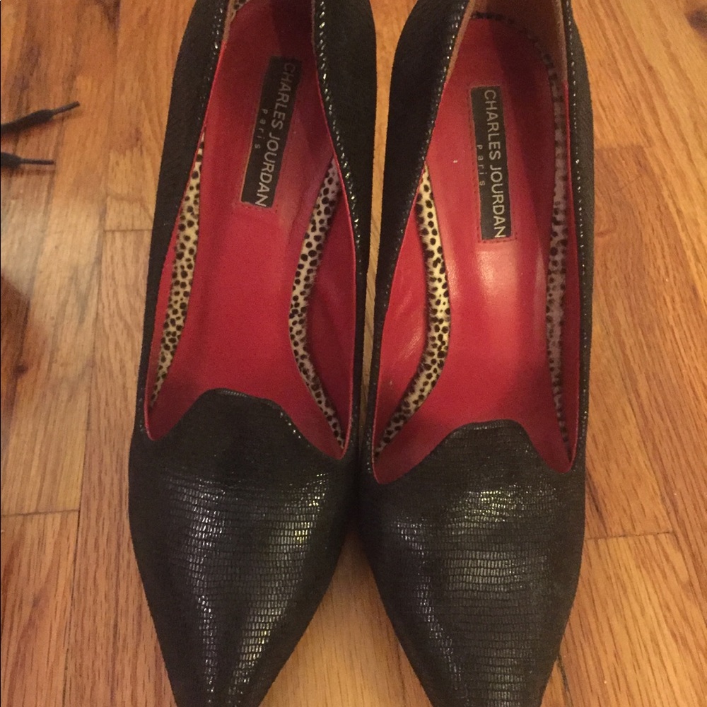 Charles Jourdan Stingray Pumps